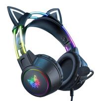 gaming ausines - ONIKUMA X15 PRO Cat Juodas (Black) - 1 nuotrauka