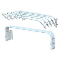 drabuziu dziovykla - Sauber Sieninė drabužių džiovyklė 4m, 80cm Balta (White) - 2 nuotrauka