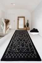 Kiliminis takas Conceptum Hypnose Chart, Juodas (Black), 100 cm x 300 cm