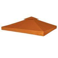 3x3 pavesine lauko - vidaXL Pakaitinis pavėsinės uždangalas, oranžinis (Orange), 3x3m, 310g/m² - 1 nuotrauka