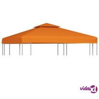 3x3 pavesine lauko - vidaXL Pakaitinis pavėsinės uždangalas, oranžinis (Orange), 3x3m, 310g/m² - 2 nuotrauka