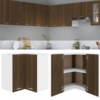 Pakabinama kampinė spintelė Halmar K-57/60 Ruda ąžuolo (Brown Oak)