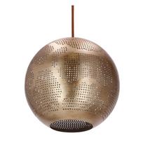 pakabinami sviestuvai senukai - Candellux Sfinks 60W E27 Hanging Ceiling Lamp Openwork Copper - 9 nuotrauka