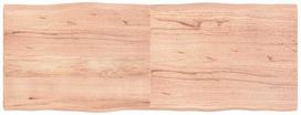vidaXL Stalviršis, šviesiai rudas (Light Brown), 160x60x(2-4) cm, medienos masyvas