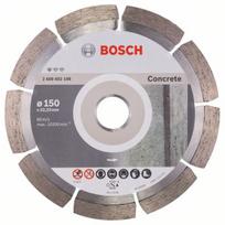 deimantiniai pjovimo diskai - Deimantinis pjovimo diskas Bosch PROFESSIONAL FOR CONCRETE; 150 mm - 1 nuotrauka