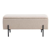 Prieškambario suoliukas House Nordic Watford, smėlio (Sand), 36.5 cm x 95 cm x 46 cm