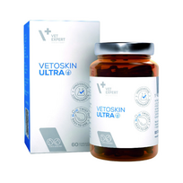 vitaminai - VetExpert VetoSkin Ultra papildai šunims ir katėms, N60 - 2 nuotrauka