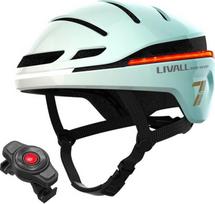 velosipedy - Livall EVO21 Smart dviračio šalmas LED/SOS 58-62cm Mėtinė (Mint) - 2 nuotrauka
