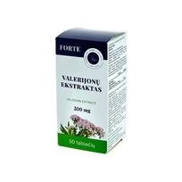 200 mg 200 tab - FORTE Valerijonų ekstraktas 200 mg, 50 kapsulių - 1 nuotrauka