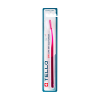 soft sepetelis - TELLO dantų šepetėlis 6240 ULTRA SOFT, 1 vnt. - 2 nuotrauka
