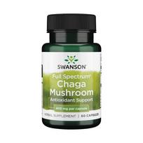 caga - Swanson Chaga (Čaga) 400 mg 60 kapsulių - 2 nuotrauka