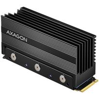m.2 heatsink - Axagon CLR-M2XL Pasyvus aliuminio radiatorius M.2 SSD, Juodas (Black) - 2 nuotrauka