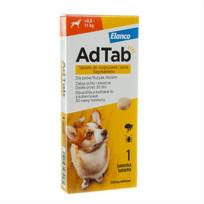 225 - AdTab kramtomosios tabletės nuo erkių ir blusų šunims, 5,5-11 kg, 225 mg, 1 tabl. - 1 nuotrauka