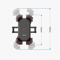joyroom holder - Joyroom JR-ZS288-m Black (Juodas) - 5 nuotrauka