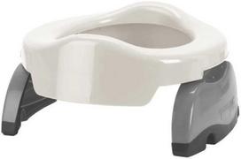 Potette Plus 2in1 Kelioninis sulankstomas naktipuodis Baltas/Pilkas (White/Grey)
