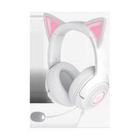 white noise - Razer Kraken Kitty V2 White (Baltos) - 1 nuotrauka