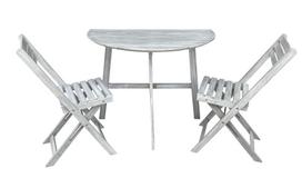 Lauko baldų komplektas Novelly Home AG-051, pilkas (Grey)