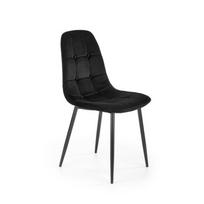 domoletti kede - Valgomojo kėdė Metal Chairs K417, juoda (Black) - 1 nuotrauka