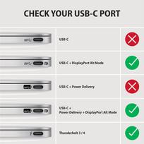 usb c hdmi adapteris - AXAGON RVC-HI2M USB-C -> HDMI 2.0 adapter 4K/60Hz Aluminum, 25cm cable - 8 nuotrauka