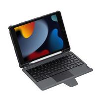 ipad 10.9 case keyboard - Nillkin case with keyboard for Ipad 10.2 " (Juodas) - 1 nuotrauka