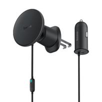 car phone holder - Baseus CW01 Magnetic Car Holder (BS-CW01) Black - 1 nuotrauka