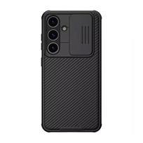 telefonu deklas samsung s24 - Nillkin "CamShield Pro Hard Case Galaxy S24" Black - 1 nuotrauka