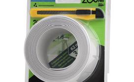 vonios juosta - ZOOM vonios sandarinimo juosta, 31 mm x 31 mm x 3,2 m, balta (White) + peiliukas - 2 nuotrauka