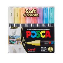 Posca PC-1M, 8vnt., Soft Colors