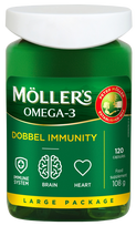 Moller's Dobbel Immunity kapsulės, 120 vnt.