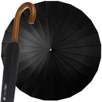 lieto - Malatec skėtis 24 stipinų juodas (Black) 19367 - 1 nuotrauka