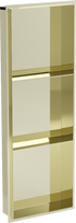 Mexen X-Wall-NR Įleidžiama Sieninė Lentyna, Auksinė (Gold), 90 cm x 30 cm