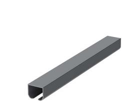 Stumdomųjų durų bėgelis Helaform K-75/JR, 300 cm (Pilkas - Grey)