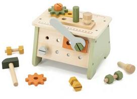 viga polarb - Viga Toys PolarB Medinės dirbtuvės, 3-in-1 - 1 nuotrauka