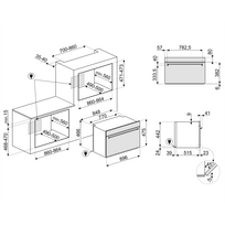 imontuojamas smeg - SMEG SFR9390X - 2 nuotrauka
