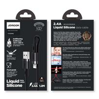 lightning to usb a cable - Joyroom S-1224N2 1.2m Black - 4 nuotrauka