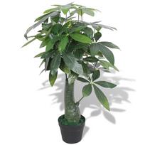 vidaXL Dirbtinis pinigų medis su vazonu, 85 cm, žalias (Green)