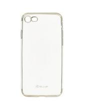 Tellur Cover Silicone Electroplated for iPhone 8 sidabrinis