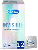 prezervatyvai durex 12 vnt - DUREX INVISIBLE EXTRA THIN, 12 vnt. - 2 nuotrauka