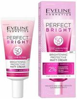 matinis veido kremas - EVELINE COSMETICS Perfect Bright skaistinantis matinis veido kremas SPF50, 30 ml - 2 nuotrauka