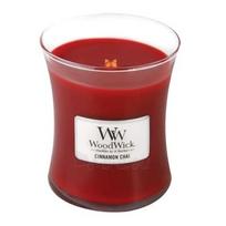 woodwick zvakes 275 g - Aromatinė žvakė WoodWick Fragrant Candle Vase Cinnamon Chai 275 g - 1 nuotrauka