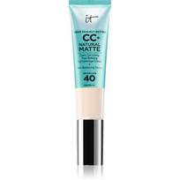 cc pudra - IT Cosmetics CC+ Natural Matte makiažo pagrindas SPF 40 Fair Ivory, 32 ml - 1 nuotrauka
