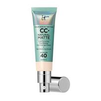 cc pudra - IT Cosmetics CC+ Natural Matte makiažo pagrindas SPF 40 Fair Ivory, 32 ml - 2 nuotrauka