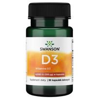 Swanson Vitaminas D3 4000 TV (100 mcg) - 90 kapsulių