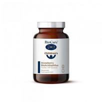 BIOCARE Strawberry BioAcidophilus gyvųjų bakterijų milteliai, 60 g