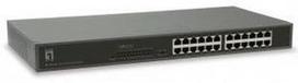 tinklo sakotuvas 10 - LevelOne 24-Port Fast Ethernet Switch FSW-2450 - 1 nuotrauka