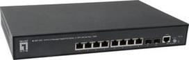 tinklo sakotuvas 10 - LevelOne KILBY 10-port Managed Gigabit PoE Switch GEP-1061 - 1 nuotrauka