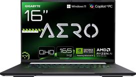 1 tb ssd - Gigabyte AERO X16, Ryzen 7 3500, 32 GB, 1 TB, 16", RTX 5070, Juodas (Black) - 1 nuotrauka