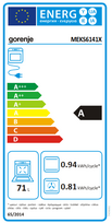 elektrine virykle su elektrine orkaite gorenje - Gorenje MEKS6141X - 2 nuotrauka