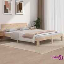 vidaXL Lovos rėmas, 160x200 cm, natūralus (Natural)