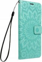 MEZZO "Book Case for Xiaomi Redmi 14C" Mandala Žalia (Mandala Green)